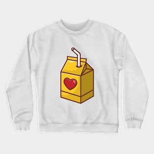 LOVE ORANGE JUICE Crewneck Sweatshirt